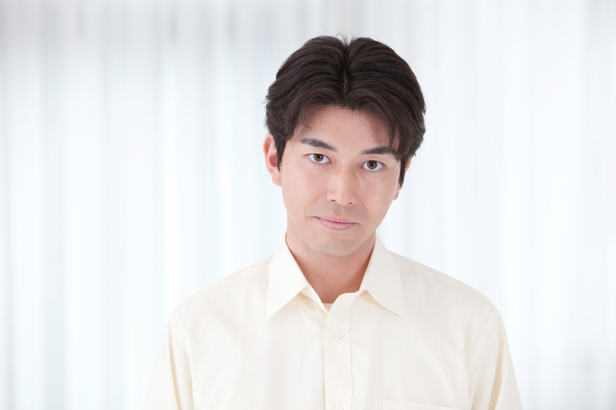 Serious Japanese Male