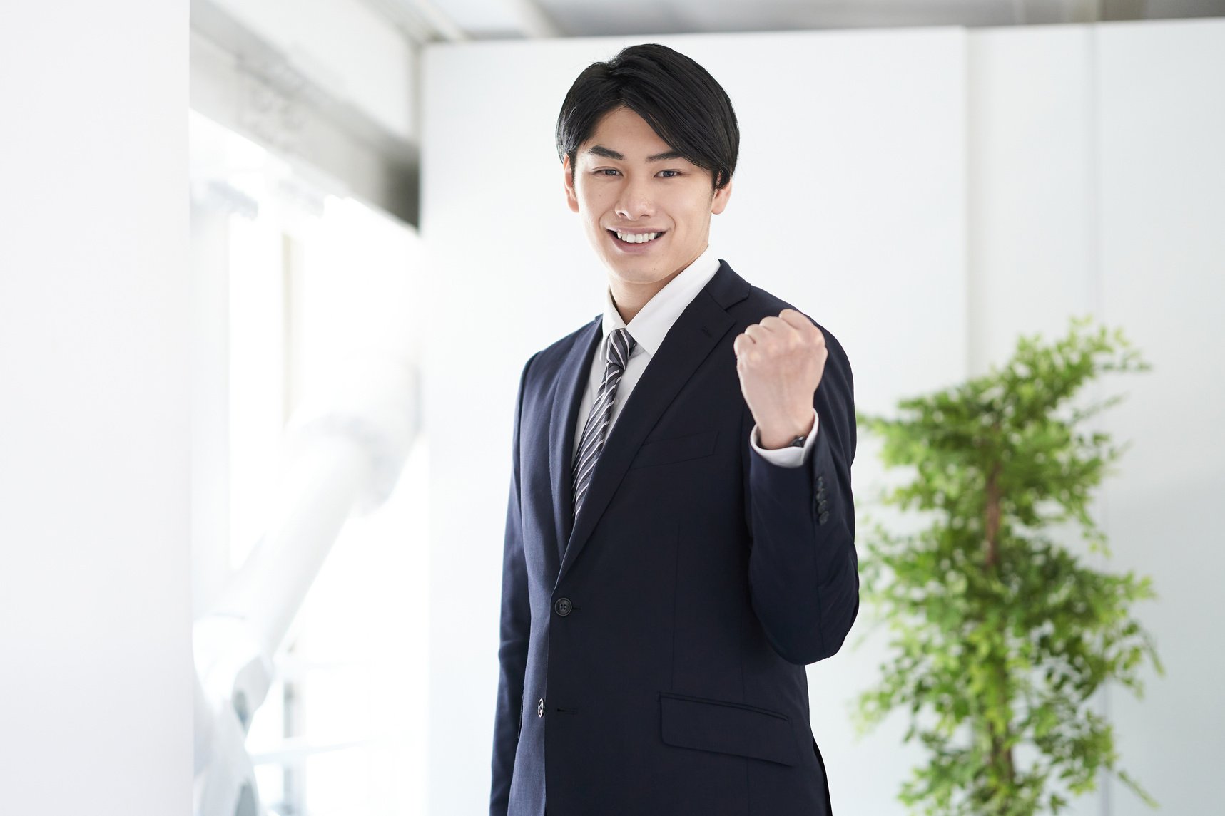 A Japanese male businessman